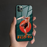 Coque téléphone Chainsaw Man  iPhone SE 6 6s 7 8 Plus X XR XS 11 12 goodies manga