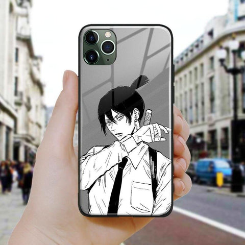 Coque téléphone Chainsaw Man aki hayakawa iPhone SE 6 6s 7 8 Plus X XR XS 11 12 goodies manga