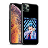 Coque téléphone Chainsaw Man aki hayakawa iPhone SE 6 6s 7 8 Plus X XR XS 11 12 Mini Pro Max goodies manga