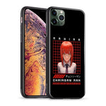 Coque téléphone makima Chainsaw Man  iPhone SE 6 6s 7 8 Plus X XR XS 11 12 Mini Pro Max