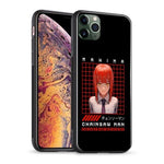Coque téléphone makima Chainsaw Man  iPhone SE 6 6s 7 8 Plus X XR XS 11 12 Mini Pro Max