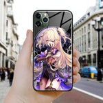 Coque téléphone genshin impact iPhone SE 6 6s 7 8 Plus X XR XS 11 12 Mini Pro Max goodies manga