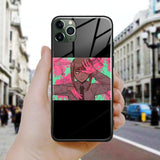 Coque téléphone makima Chainsaw Man  iPhone SE 6 6s 7 8 Plus X XR XS 11 12 Mini Pro Max goodies manga