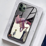 Coque téléphone makima Chainsaw Man  iPhone SE 6 6s 7 8 Plus X XR XS 11 12 Mini Pro Max