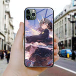 Coque téléphone azur lane live 2d girl iPhone SE 6 6s 7 8 Plus X XR XS 11 12 Mini Pro Max