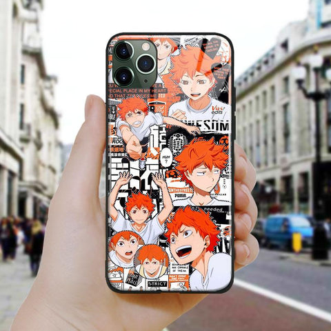 Coque téléphone hinata shoyo manga  iPhone SE 6 6s 7 8 Plus X XR XS 11 12 Mini Pro Max haikyuu