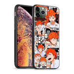 Coque téléphone hinata shoyo manga  iPhone SE 6 6s 7 8 Plus X XR XS 11 12 Mini Pro Max haikyuu