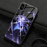 Coque téléphone keqing genshin impact  iPhone SE 6 6s 7 8 Plus X XR XS 11 12 Mini Pro Max
