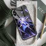 Coque téléphone keqing genshin impact  iPhone SE 6 6s 7 8 Plus X XR XS 11 12 Mini Pro Max