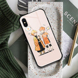 Coque téléphone Demon Slayer and Haikyuu cute  iPhone SE 6 6s 7 8 Plus X XR XS 11 12 Mini Pro Max