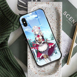 Coque téléphone Noelle Genshin Impact  iPhone SE 6 6s 7 8 Plus X XR XS 11 12 Mini Pro Max