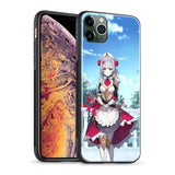 Coque téléphone Noelle Genshin Impact  iPhone SE 6 6s 7 8 Plus X XR XS 11 12 Mini Pro Max