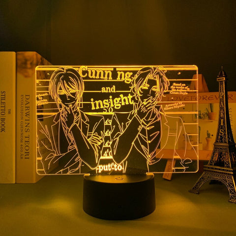 Lampe Moriarty The Patriot lampe led 3D goodies manga cadeau