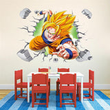 Sticker Mural Dragon Ball </br> Goku Fureur Guerrière