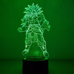 Lampe LED 3D Dragon Ball</br> Broly SSJ Légendaire