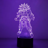 Lampe LED 3D Dragon Ball</br> Broly SSJ Légendaire