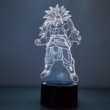 Lampe LED 3D Dragon Ball</br> Broly SSJ Légendaire