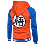 Sweat Zip DBZ<br/> Kanji Go (Orange & Bleu)
