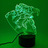 Lampe LED 3D Dragon Ball</br> Goku vs Jiren le Gris