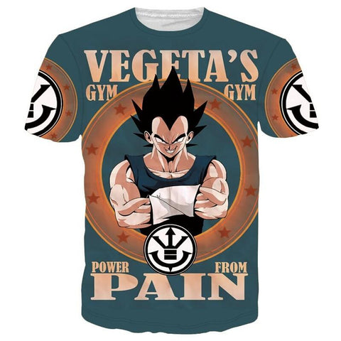T-Shirt Dragon Ball Z Musculation <br/> Vegeta Gym