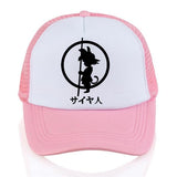 Brand Dragon Ball z goku Baseball cap Men Fashion Men's Casual summer Mesh cap Letter print cartoon trucker cap