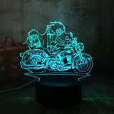 Lampe LED 3D Dragon Ball</br> Goku & Gohan Petit