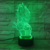 Lampe LED 3D Dragon Ball</br> Vegeta