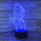 Lampe LED 3D Dragon Ball</br> Vegeta