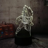 Lampe LED 3D Dragon Ball</br> Prince Saiyan Vegeta