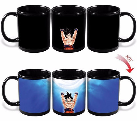 Mug Thermosensible DBZ <br/> Goku Genkidama