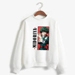 Pull Izuku Midoriya Harajuku hoodies sweatshirt manga