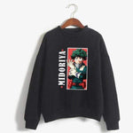 Pull Izuku Midoriya Harajuku hoodies sweatshirt manga
