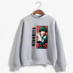 Pull Izuku Midoriya Harajuku hoodies sweatshirt manga