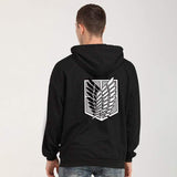 Pull snk Attack on Titan Shield hoodies manga vêtement