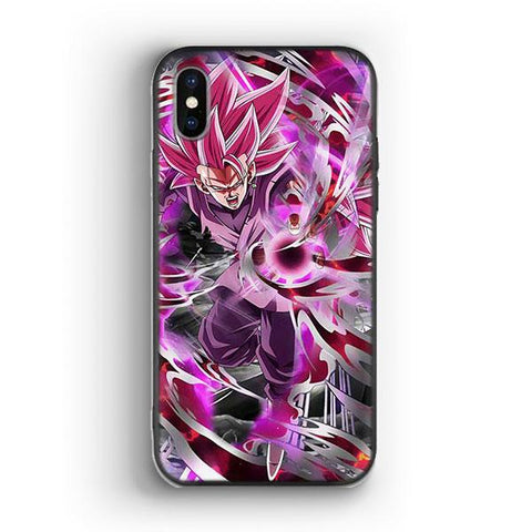 Coque DBS iPhone<br/> Goku Black Rosé