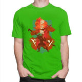 Retro Ukiyo E Inosuke Demon Slayer Kimetsu No Yaiba t-shirt manches courtes 100% coton décontracté mode cosplay