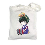Sac en toile My Hero Academia Cartoon toile sac à main épaule sac à provisions modèle jouets Cosplay accessoires cadeau