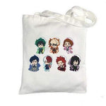 Sac en toile My Hero Academia Cartoon toile sac à main épaule sac à provisions modèle jouets Cosplay accessoires cadeau