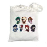 Sac en toile My Hero Academia Cartoon toile sac à main épaule sac à provisions modèle jouets Cosplay accessoires cadeau