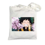 Sac en toile My Hero Academia Cartoon toile sac à main épaule sac à provisions modèle jouets Cosplay accessoires cadeau