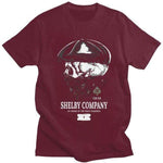 Shelby Company Shirt peaky blinders t-shirt manches courtes 100% coton décontracté mode cosplay