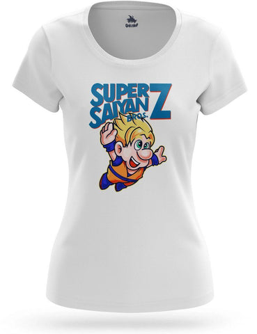 T-Shirt DBZ Femme </br> Goku Mario Bros