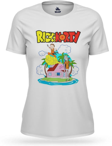 T-Shirt DBZ Femme </br> Rick et Morty
