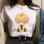 T-shirt Demon Slayer Kimetsu No Yaiba T-Shirt Unisex Kawaii