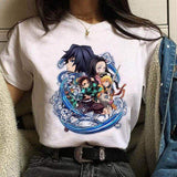 T-shirt Demon Slayer Kimetsu No Yaiba T-Shirt Unisex Kawaii