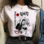T-shirt Demon Slayer Kimetsu No Yaiba T-Shirt Unisex Kawaii