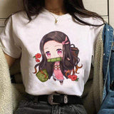 T-shirt Demon Slayer Kimetsu No Yaiba T-Shirt Unisex Kawaii