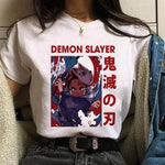 T-shirt Demon Slayer Kimetsu No Yaiba T-Shirt Unisex Kawaii