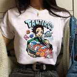 T-shirt Demon Slayer Kimetsu No Yaiba T-Shirt Unisex Kawaii