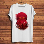T-shirt demon slayer Kyojuro Rengoku Kyoujurou kny tshirt anime manga vêtement